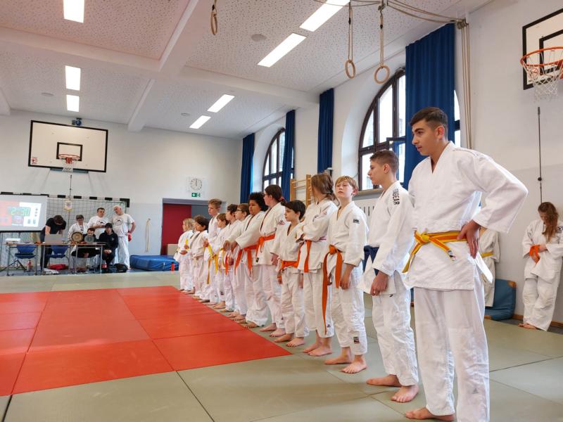 Die Judo Jugendliga Mannschaft am 4. Kampftag